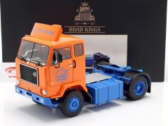 Volvo F88 Deutrans Camión Año de construcción 1965 naranja / azul 1:18 Road Kings