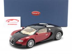Bugatti EB 16.4 Veyron ano de construção 2006 preto / roxo 1:18 AUTOart