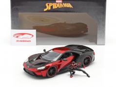 Ford GT 2017 with figure Miles Morales Movie Spider-Man (2018) 1:24 Jada Toys
