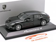 Porsche Panamera 4 (2. Gen.) Année 2017 noir métallique 1:43 Herpa
