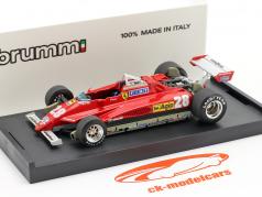 车手:迪迪埃·皮罗尼~法拉利126C2 #28 胜利者圣马力诺F1大奖赛1982年 1:43 Brumm