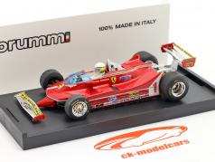 Jody Scheckter Ferrari 312T5 #1 阿根廷 GP 公式 1 1980 同 Fahrerfigur 1:43 Brumm