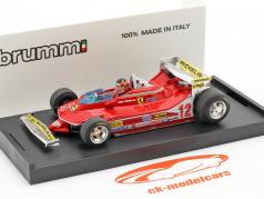 G. Villeneuve Ferrari 312 T4 test auto #12 Winner GP Stati Uniti West F1 1979 1:43 Brumm
