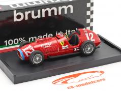 Alberto Ascari Ferrari 375 #12 世界冠军 Indianapolis 公式 1 1952 1:43 Brumm