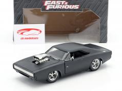 Dodge Charger R/T Fast and Furious 7 mat black 2015 1:24 Jada Toys