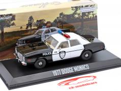 Dodge Monaco Police Baujahr 1977 schwarz / weiß 1:43 Greenlight