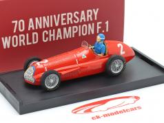 Juan Manuel Fangio Alfa Romeo 159 #2 Weltmeister Belgien GP F1 1951 1:43 Brumm