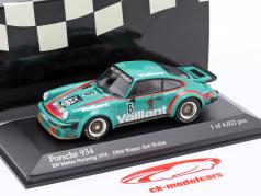 Porsche 934 #6 ganador 200 millas Norisring DRM Wollek 1976 1:43 Minichamps