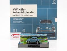 VW Bille Adventskalender: Volkswagen VW Bille blå 1:43 Franzis