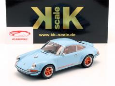Singer Coupe Porsche 911 Modificación Golfo azul / naranja 1:18 KK-Scale