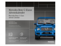 Mercedes-Benz Classe G. calendario dell&#39;avvento: Mercedes-Benz Classe G. blu 1:43 Franzis