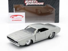Dom´s Dodge Charger R/T aus dem Film Fast and Furious 7 2015 silber 1:24 Jada Toys