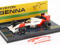Ayrton Senna McLaren MP4/5B #27 ganador Estados Unidos GP fórmula 1 1990 1:43 Minichamps