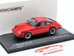 Porsche 911 SC Coupe Baujahr 1979 rot 1:43 Minichamps