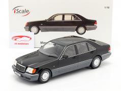 Mercedes-Benz S500 (W140) Byggeår 1994-98 sort 1:18 iScale