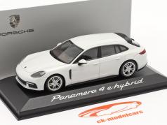 Porsche Panamera 4 E-Hybrid bianco 1:43 Minichamps