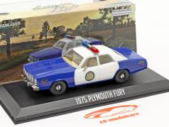 Plymouth Fury Osage County Sheriff 1975 白色 / 蓝色 1:43 Greenlight