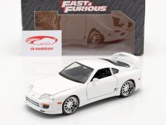 Brian´s Toyota Supra à partir de la film Fast and Furious 7 2015 blanc 1:24 Jada Toys