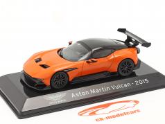 Aston Martin Vulcan Baujahr 2015 orange / schwarz 1:43 Altaya