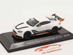 Aston Martin Vantage GT12 Ano de construção 2015 Branco 1:43 Altaya