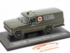 Ford F-100 Militär-Ambulanz Argentinien Baujahr 1969 oliv 1:43 Altaya