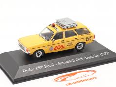 Dodge 1500 Rural Clube automóvel Argentina 1978 amarelo 1:43 Altaya