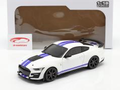 Ford Mustang Shelby GT500 Fast Track 建設年 2020 白い 1:18 Solido