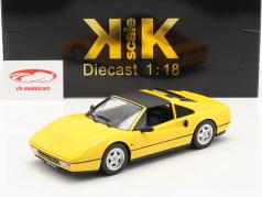 Ferrari 328 GTS Année de construction 1985 jaune 1:18 KK-Scale