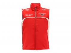 Bianchi / Chilton Marussia Team Vest Formula 1 2014 red / white Size XL