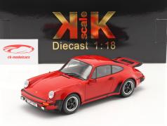 Porsche 911 (930) Turbo 3.0 Byggeår 1976 Indisk rød 1:18 KK-Scale