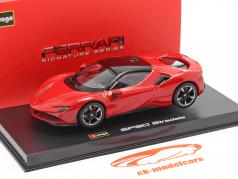 Ferrari SF90 Stradale Anno di costruzione 2019 rosso 1:43 Bburago Signature