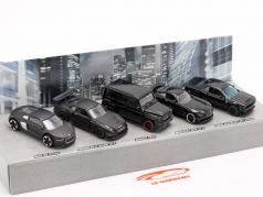 5-Car Set Black Edition Подарочный набор 1:64 Majorette