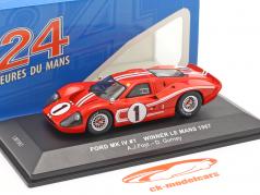 Ford GT40 MK IV #1 winnaar 24h LeMans 1967 Gurney, Foyt 1:43 Ixo