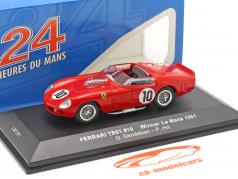 Ferrari TRI/61 #10 vinder 24h LeMans 1961 Gendebien, Hill 1:43 Ixo