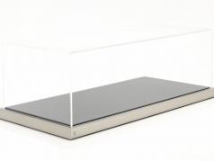 Alta qualità acrilico vetrina Dieppe Carbon Con Base in acrilico / metallo carbonio / argento 1:12 Atlantic