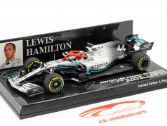 L. Hamilton Mercedes-AMG F1 W10 #44 Monaco GP F1 World Champion 2019 1:43 Minichamps