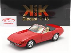 Ferrari 365 GTB/4 Daytona Cabriolet Serie 2 1971 rød 1:18 KK-Scale