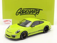 Porsche 911 (991) R Ring Police Godehardt 2016 lichtgrün 1:12 Minichamps 