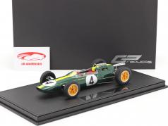Jim Clark Lotus 25 #4 formel 1 Verdensmester 1963 Med Udstillingsvindue 1:18 GP Replicas