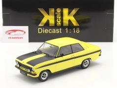 Opel Kadett B Sport Год постройки 1973 желтый / чернить 1:18 KK-Scale