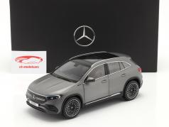Mercedes Benz EQA (H243) Anno di costruzione 2021 designo grigio di montagna magno 1:18 NZG