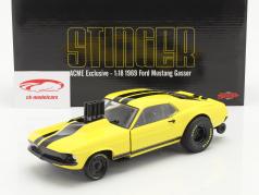 Ford Mustang Gasser Stinger 1969 yellow / black 1:18 GMP