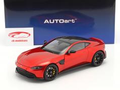 Aston Martin Vantage bouwjaar 2019 hyper rood 1:18 AUTOart