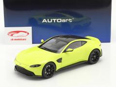 Aston Martin Vantage Byggeår 2019 Citron grøn 1:18 AUTOart