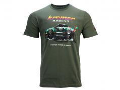 T-Shirt Kremer Racing Porsche 935 K2 оливково-зеленый