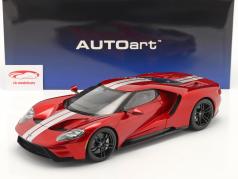 Ford GT year 2017 red / silver 1:12 AUTOart