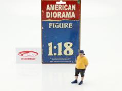 Car Meet Series 1 Figur #2 1:18 Amerikansk Diorama