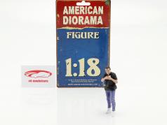 Car Meet serie 1  figur #6  1:18 American Diorama