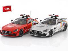 2-Car Set: Mercedes-Benz AMG GT-R Safety Car fórmula 1 2020 1:43 Ixo