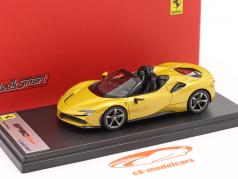 Ferrari SF90 Spider Ano de construção 2021 Montecarlo amarelo 1:43 LookSmart